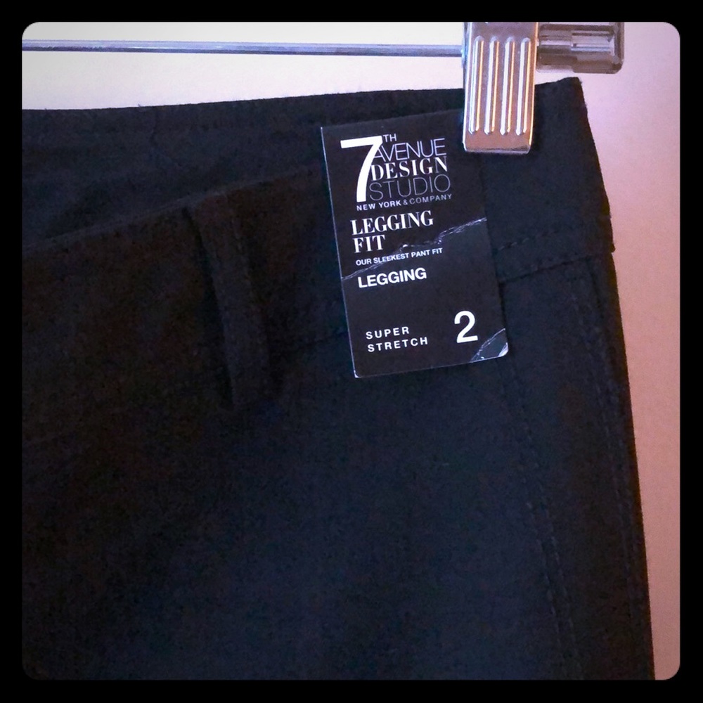 Black legging stretch pants